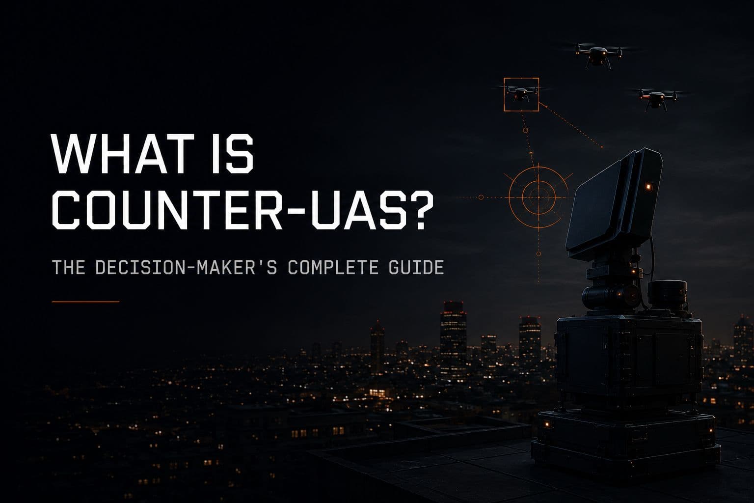 What Is Counter-UAS? The Decision-Maker's Complete Guide